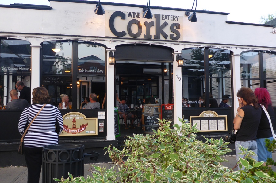 Description: Corks restaurant in NOTL  