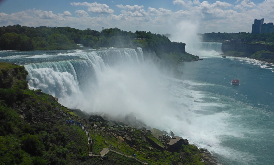 Description: American Falls and Canadian falls 