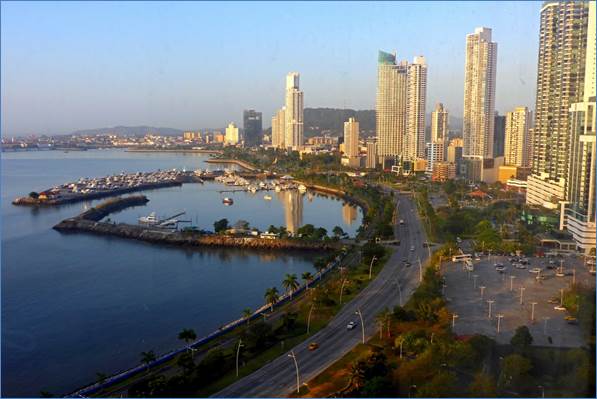 Panama City waterfront.