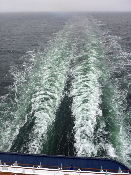 Description: View of the stern wake